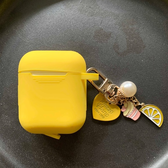 NEW Yellow Silicone Case for Apple AirPods - Picture 2 of 5